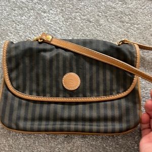 Fendi bag vintage messenger chain